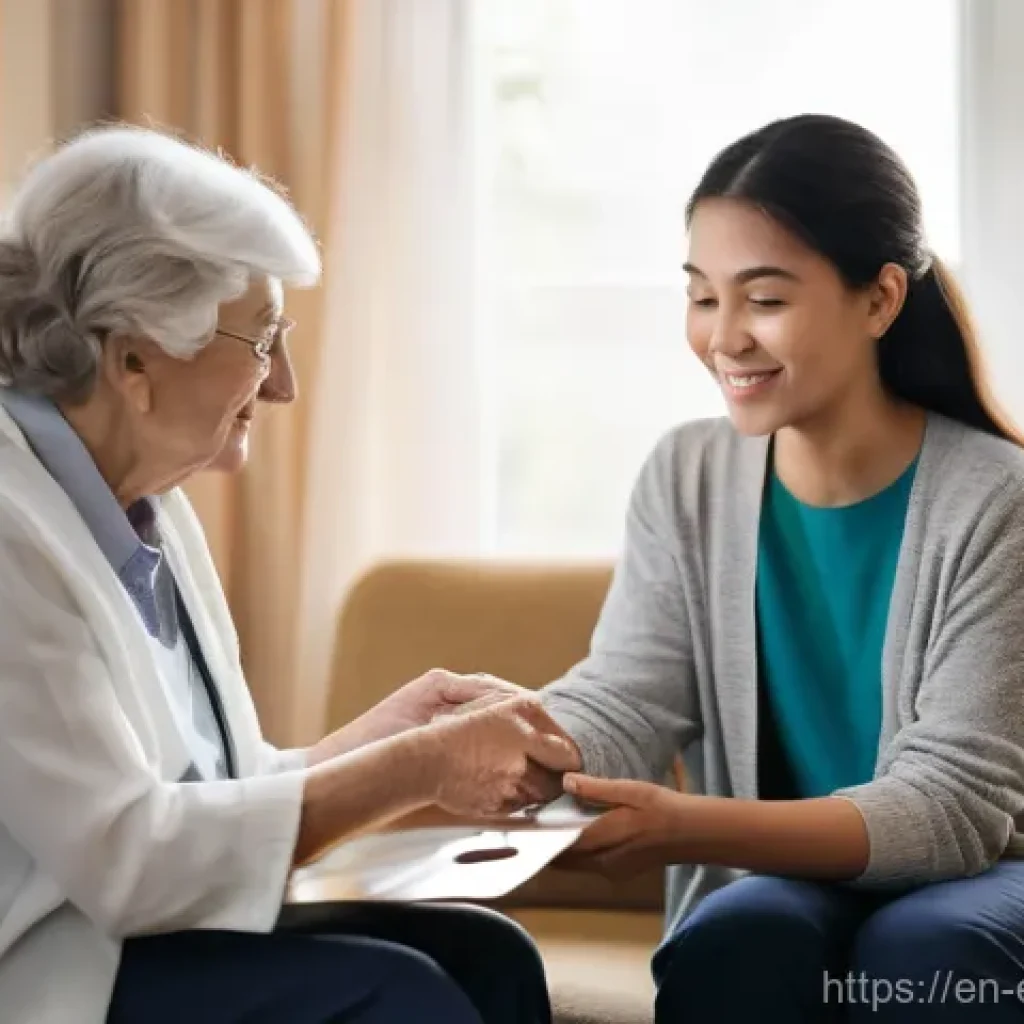 작업치료사의 작업 환경 - **Prompt 1: Empathy in Action – Supporting an Elderly Patient**
"A warm, close-up shot of a kind...