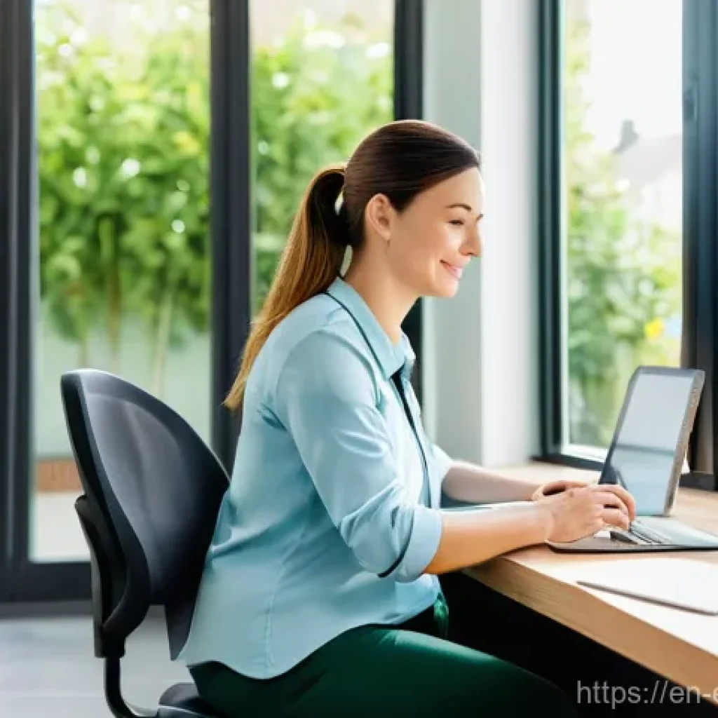 작업치료사의 환자 관리 소프트웨어 활용 - **Prompt Title: The Efficient Occupational Therapist**
    A bright, modern occupational therapy cli...
