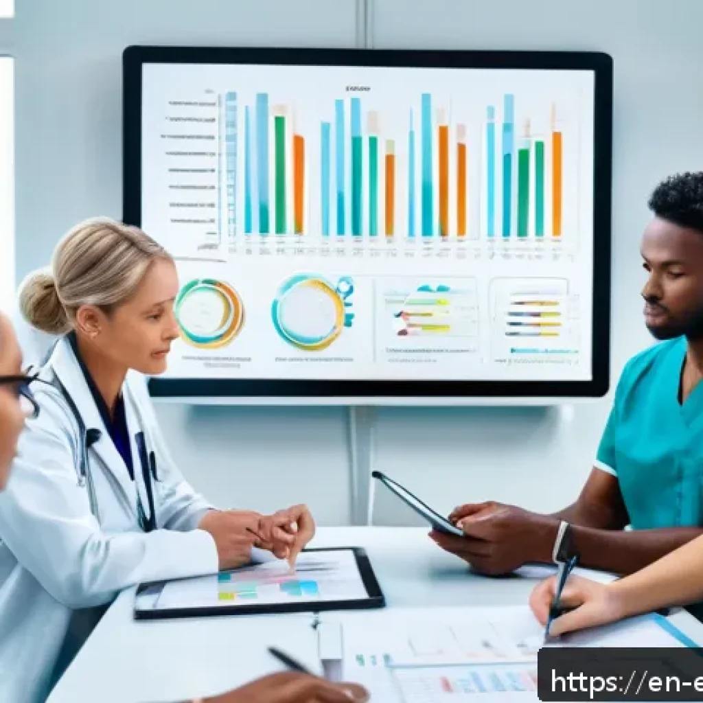 작업치료사의 환자 경과 기록법 - A modern occupational therapy clinic scene showing a diverse team of healthcare professionals—an occ...