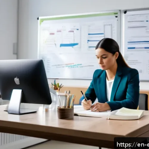 작업치료사 전문성 키우는 방법 - A professional occupational therapist engaged in a reflective practice session, sitting at a modern ...